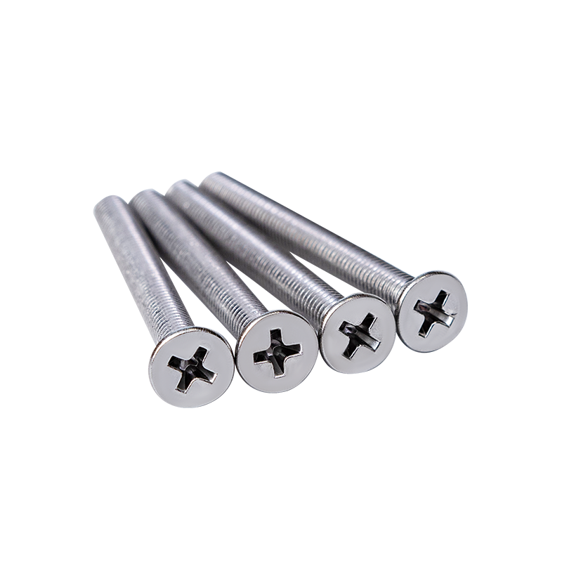 SS304 DIN965 M5 Cross Recessed CSK Caput Machina Cochleas