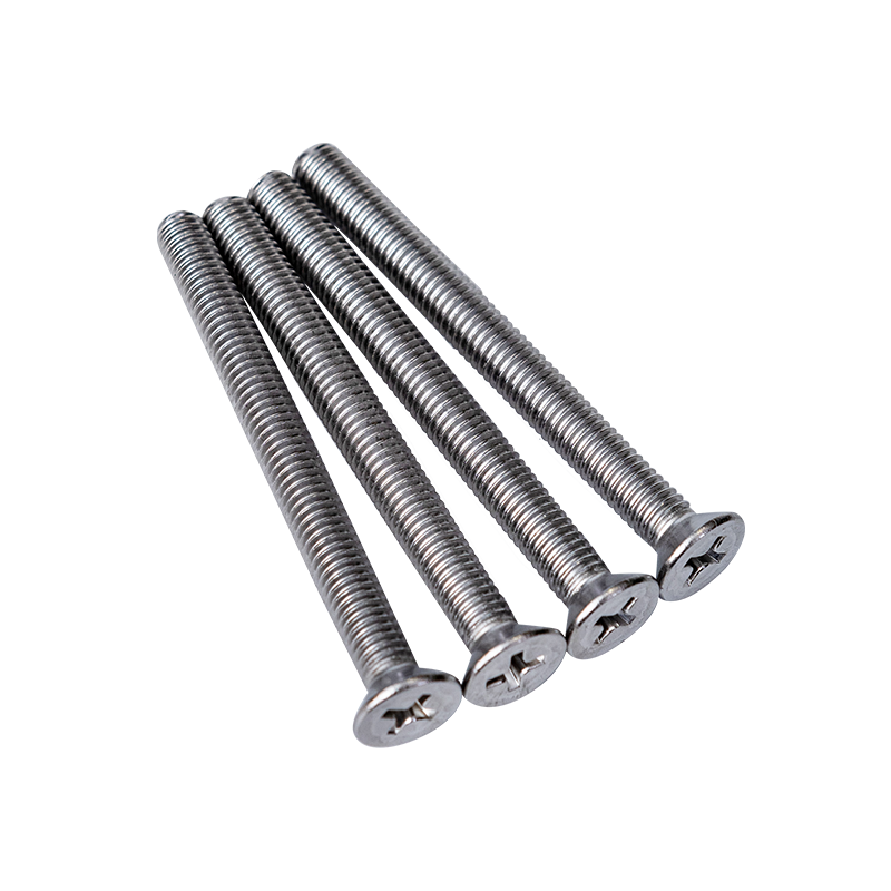 SS304 GB819 M8 Cross Recessed CSK Caput Machina Cochleas