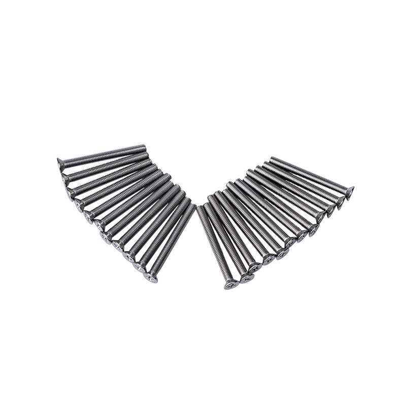 SS304 DIN965 M8 Cross Recessed CSK Caput Machina Cochleas