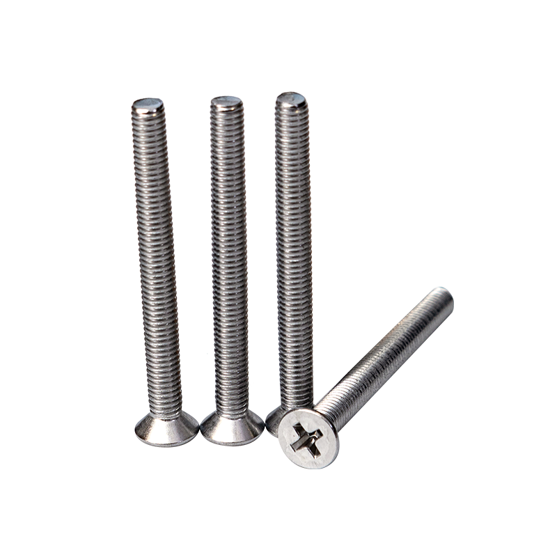SS304 DIN965 M6 Cross Recessed CSK Caput Machina Cochleas